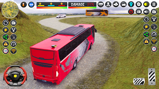 Android application Coach Bus Parking Game Offline screenshort
