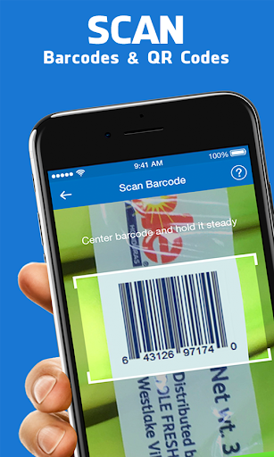 Android application Supermarket Barcode Scanner & screenshort
