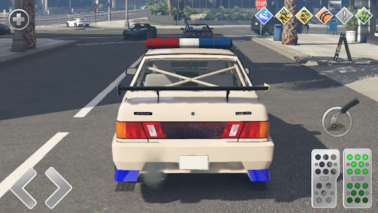 Lada 2114 Police Pursuit