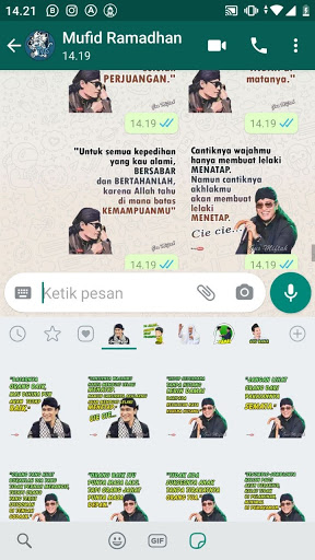 Stiker WA Nasihat Ulama Screen 3