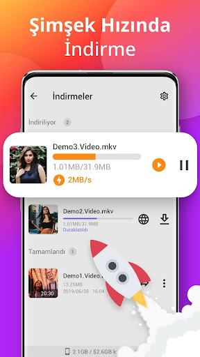 İndirici ekran görüntüsü