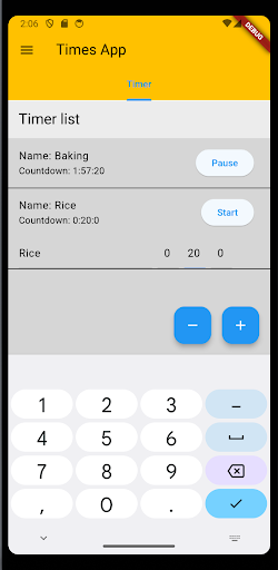 Android application Times App screenshort