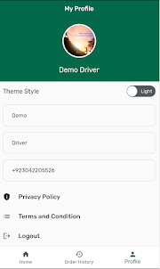 EMS - Delivery App