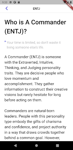 MBTI Personality Test