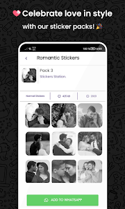 Romantic stickers WASticker