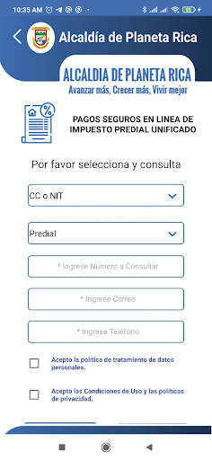 Trami App Planeta Rica Screen 2