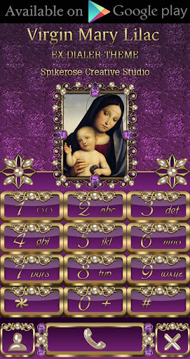 Virgin Mary Lilac theme Screen 3