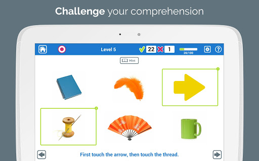 Screenshot of Advanced Language Therapy