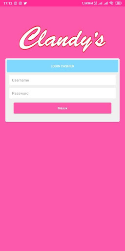 Android application CLS Cashier screenshort
