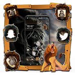 Cover Image of Descargar Angry Lion Launcher Theme  APK