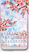 screenshot of Pink Glass Sakura Theme