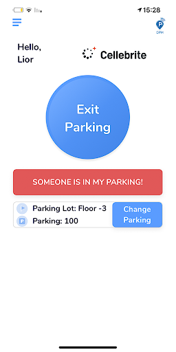 DPM+ Dynamic Parking Managment Screen 2
