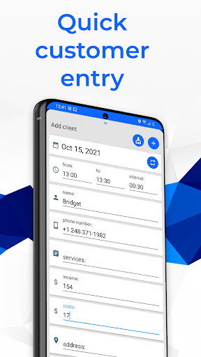Calendar Clients: CRM Screen 3