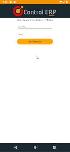 Android application Control ERP App screenshort