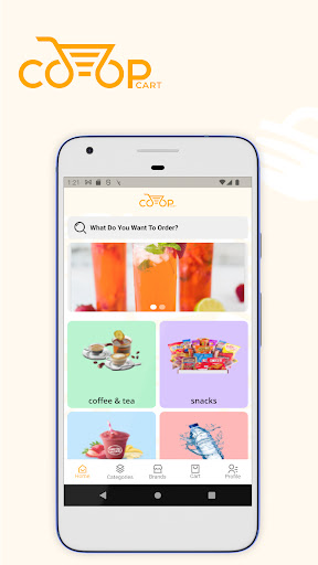 Android application Co-op Cart screenshort