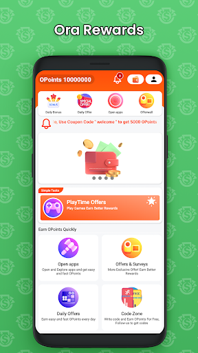 Android application Ora Rewards – Cash Earning App screenshort