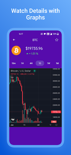 Crypto Tracker Screen 2