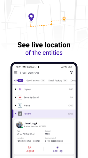 Android application Syook InSite screenshort