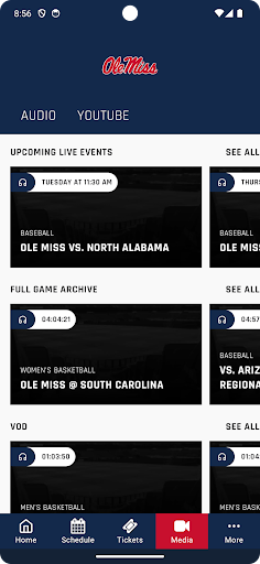 Ole Miss Athletics Screen 2