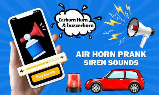 Android application Air Horn Prank Siren Sounds screenshort