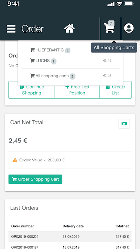 ECHT Order Screen 3