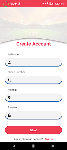 Sportobuddy Merchant App Screen 3
