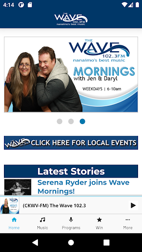 Android application 102.3 The Wave - Nanaimo screenshort