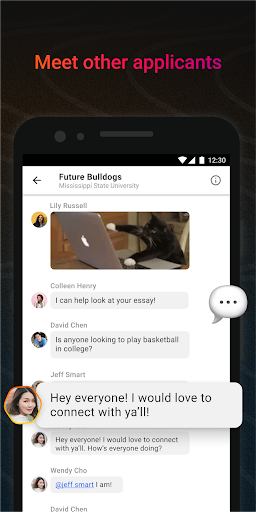 Android application ZeeMee screenshort