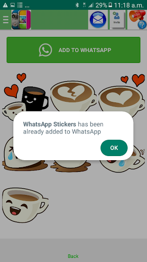 Android application Decals screenshort