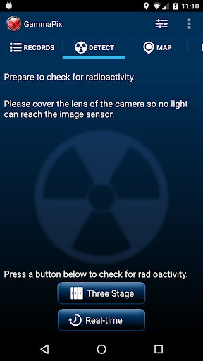 GammaPix - Gamma Rad Detection Screen 2