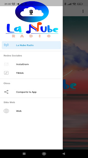 Android application La Nube Radio screenshort