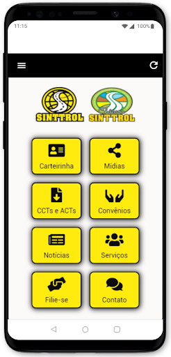 Android application SINTTROL PR screenshort