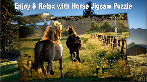 Horse Jigsaw Puzzles Game Kids