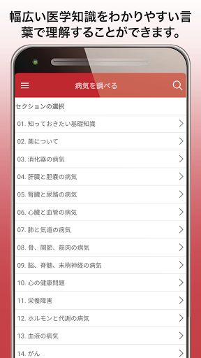MSDマニュアル家庭版 Screen 3