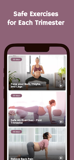 Screenshot of Exercise During Pregnancy