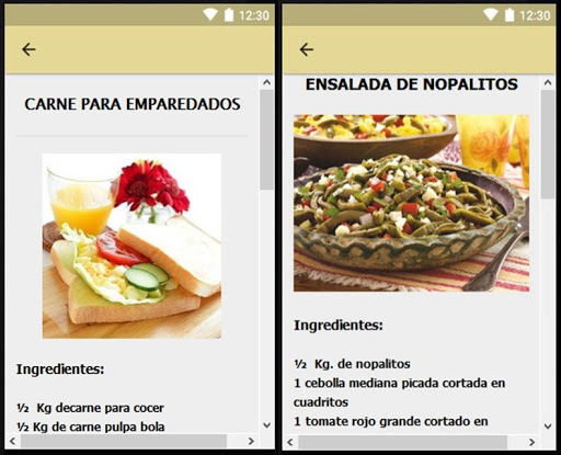 Comida mexicana recetas, comid Screen 2