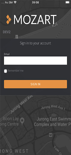 Android application Mozart Mobility V2 screenshort