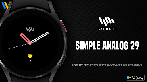 Android application SamWatch Simple Analog 29 screenshort