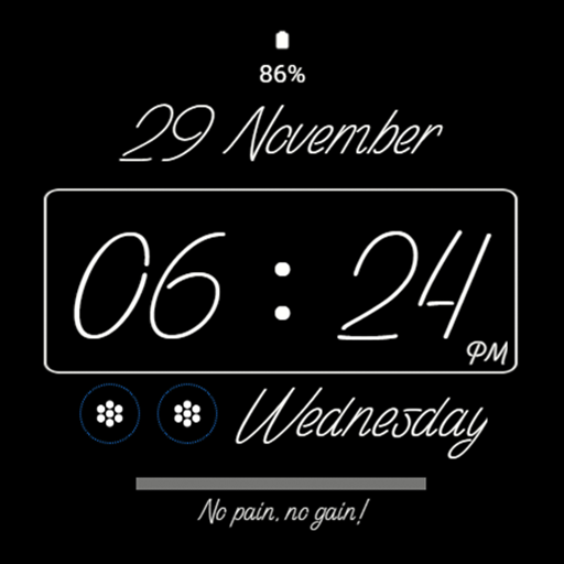 Neon Style Watch Face logo