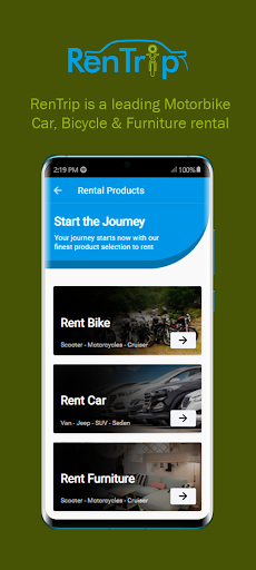 RenTrip - Bike & Car Rentals Screen 3