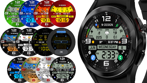 NTV527 - Iron Watch Face Pro Screen 2