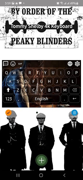 Captura 2 Tommy Shelby 4k Keyboard android