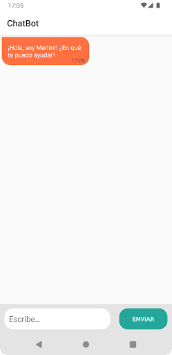 Android application ChatBot_Denis screenshort