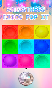 Antistress Disco Pop It 1.0 APK + Mod (Free purchase) for Android