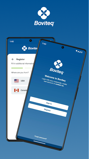 Android application Boviteq screenshort