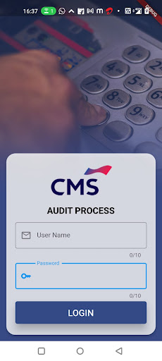 Android application CMS Audit screenshort