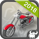 Führerschein Klasse A Motorrad 2018 icon