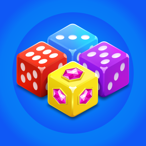 Dice Puzzle - Merge color logo