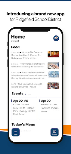 Android application Ridgefield School District,WA screenshort