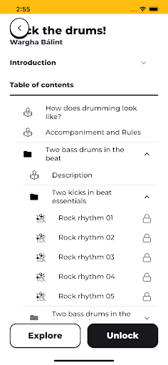 Drum Book Trainer Screen 3